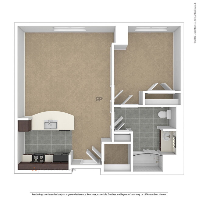 Floorplan - Curtain Lofts  1371