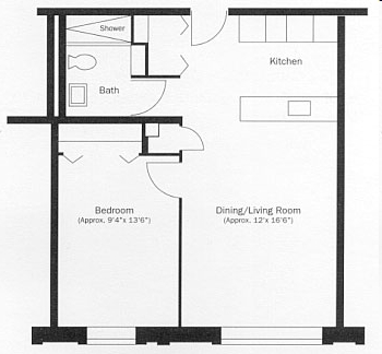 1BR/1BA - Wabasha Hi-Rise