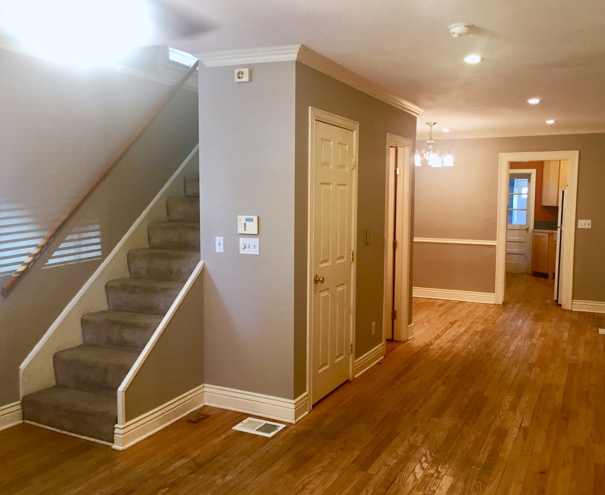 Living & Dining Room & Stairs - 358 N Sherman St