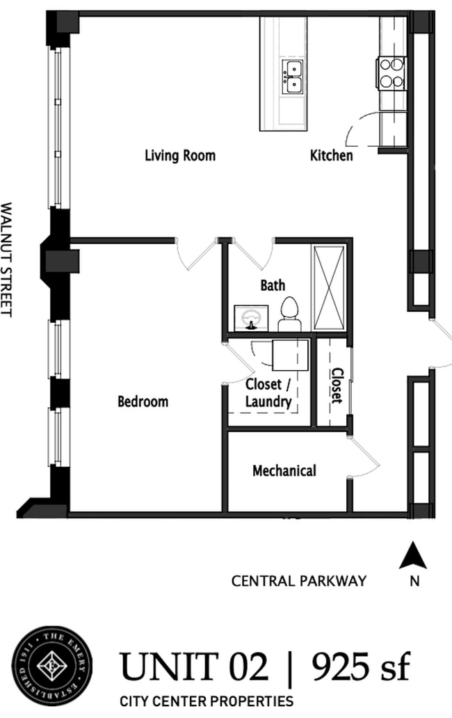 Floorplan - The Emery