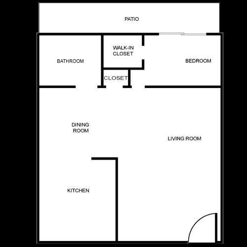 1BR/1BA - Greentree Apartments