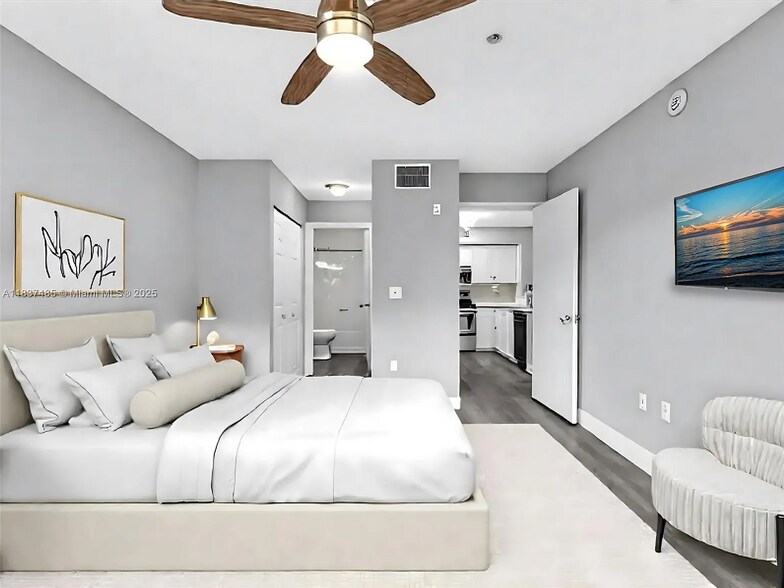 Master Bedroom - Virtually Staged - 2071 Renaissance Blvd