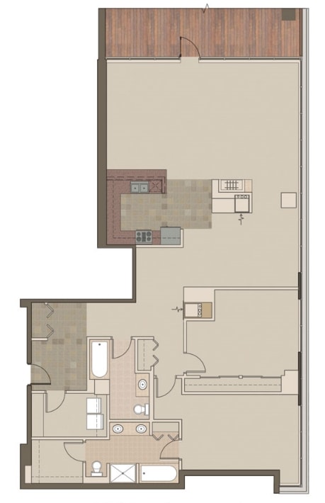 2BR/2BA - The Esplanade