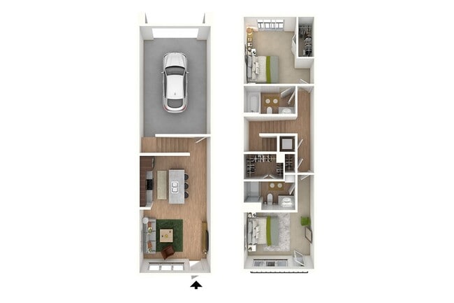 Lunar Deluxe 2x2 1013 Furnished - Northside Apartments
