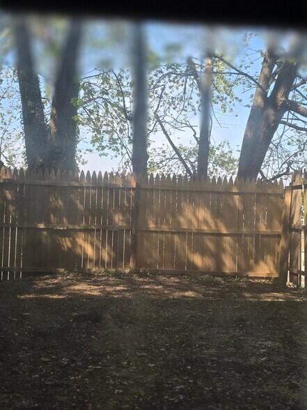 Back yard has some privacy - 1718 Judy Way