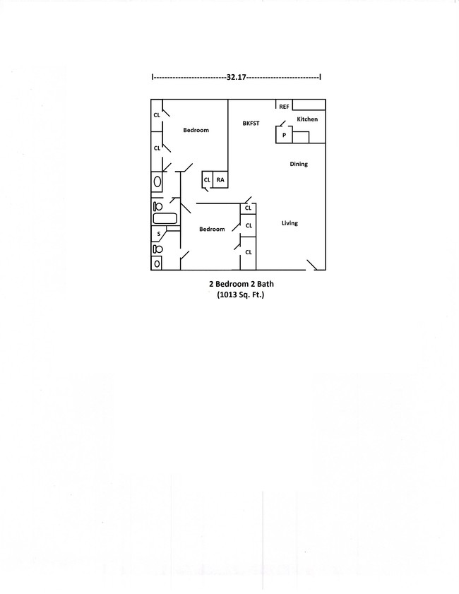 2BR/2BA - Palms at Baytown