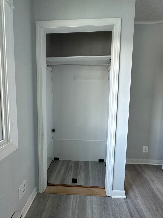 One closet with emergency escape if needed. - 16 Crescent Beach Dr