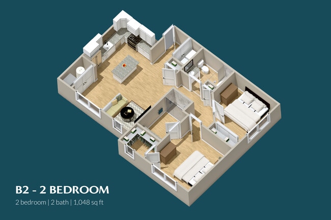 B2 - 2 Bedroom - 1651 Klockner LLC