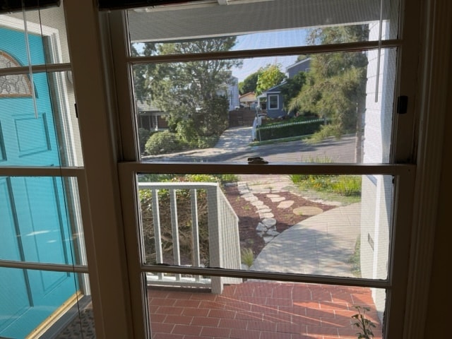 Looking out from Living room - 1120 Pacific St