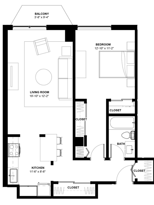 Floorplan - 1250 Lasalle