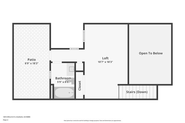 Floorplan - 129 S Olive St