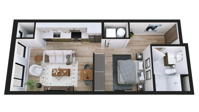 Floorplan - Carraway Apartments