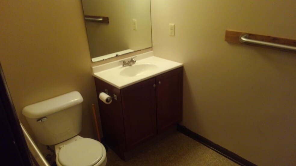 Main bathroom sink and stool - 242 Spartan Ave