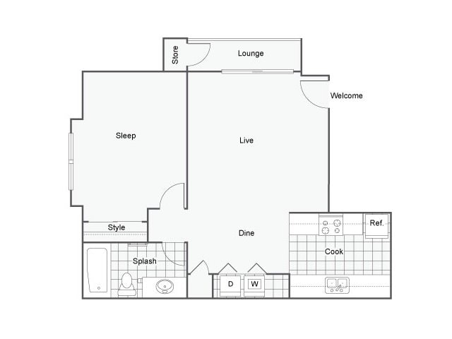 The Hefner - The Bryant Apartment Homes