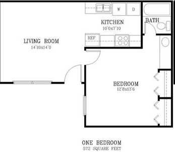 1BR/1BA - Forest Village