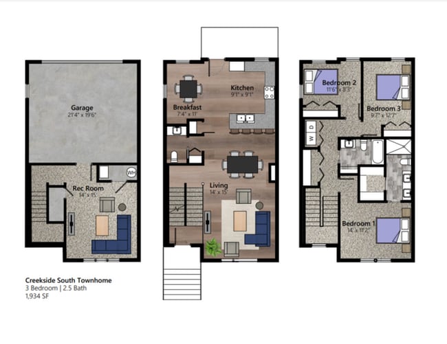 Building Photo - $2,200 | 3 Bedroom, 2.5 Bathroom Town Home | Pets Allowed* | Sublease* | Available for a May 1st,...