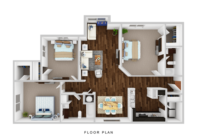Floorplan - The Park at Arlington Apartments