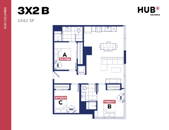 3x2 B - Hub Columbia