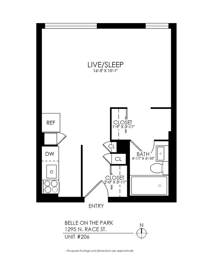 Floorplan - Belle on the Park