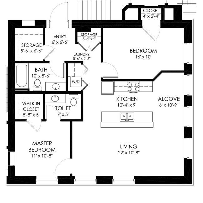 Floorplan - Roosevelt School Apartments