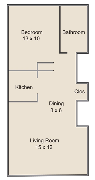 1BR/1BA - Cherrydale Apartments