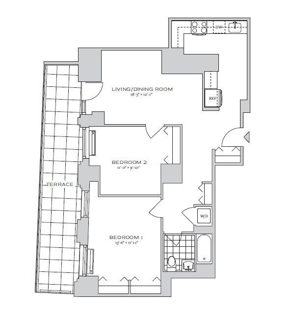 Floorplan - 70 Pine Apartments