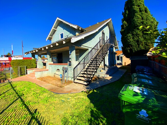 Front yard Right - 4012 S Normandie Ave