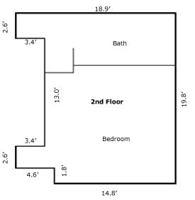 1BR/1BA (2 of 2) - Bellmere Apartments