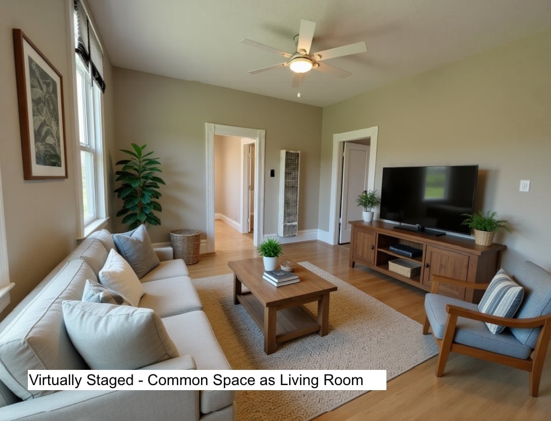 Living Room option or Dining Room - Virtually Staged - 412 Kentucky St