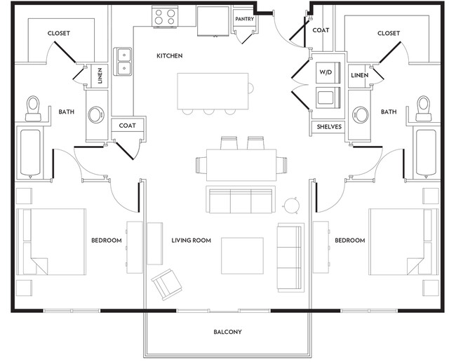 Floorplan - Rivera on Broadway Apartments