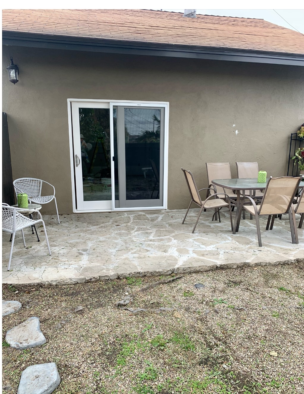 Patio and furniture - 8208 Truxton Ave