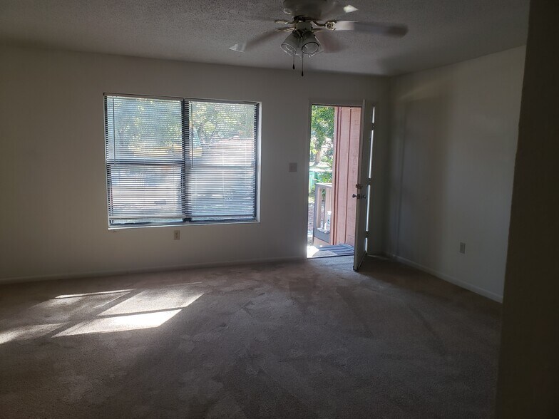 Living room looking our front door - 25 6th St