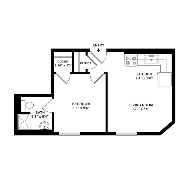Floorplan - The Madison Apartments