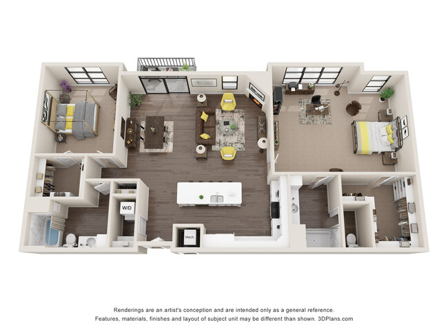 Floorplan - Encore @ White Oaks Apartments