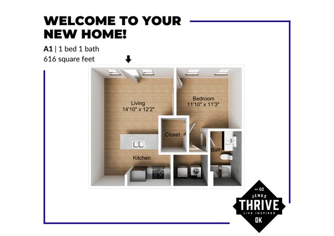 A1 Floor Plan - Thrive Jenks