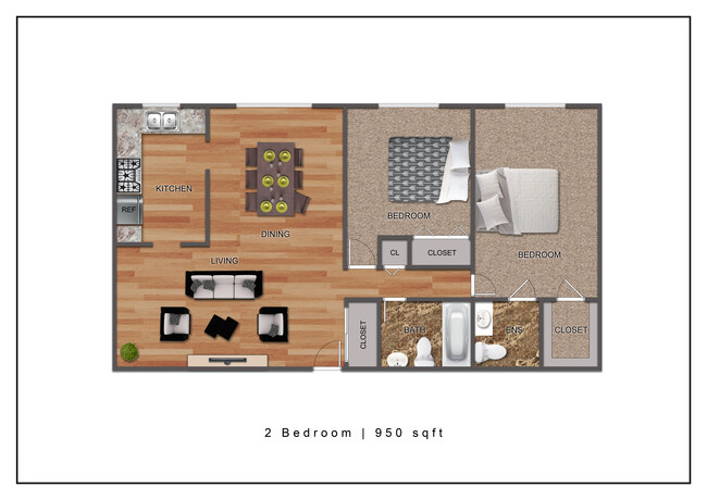 Floorplan - St. Clair Commons | 1504