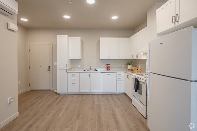 2BR, 1BA - 769SF - Kitchen/Dining Room - The Orion Senior Apartments - Orange, CA