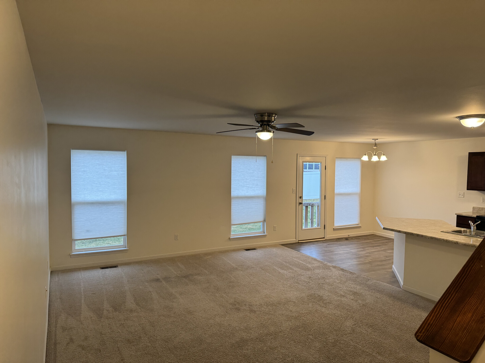 Living room from hall - 502 Peruque Commons Ct