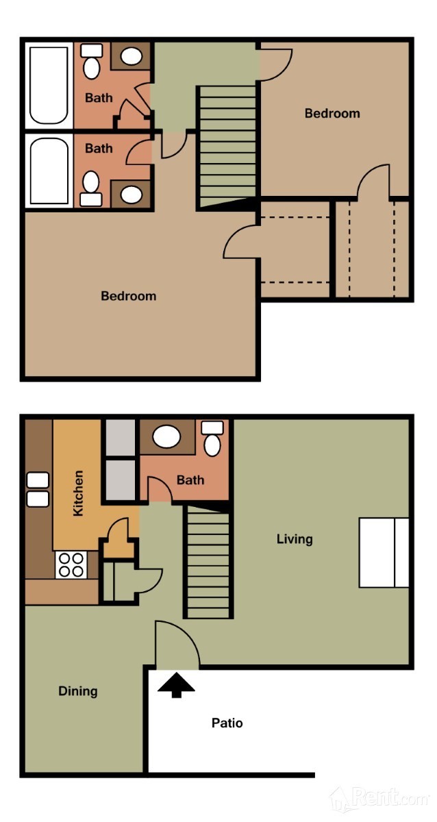 Floorplan - Athena Garden Apartments