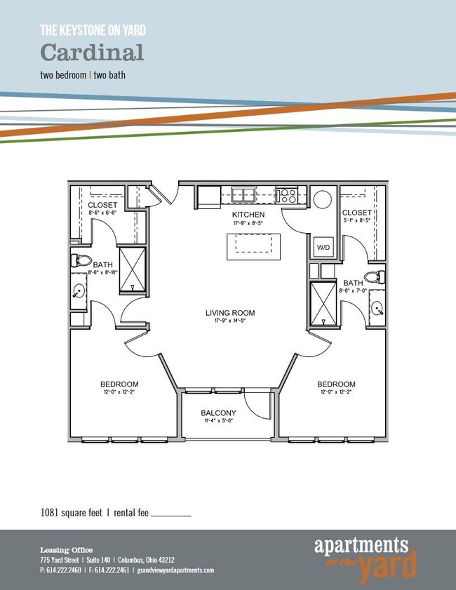 Floorplan - Apartments at the Yard: Keystone