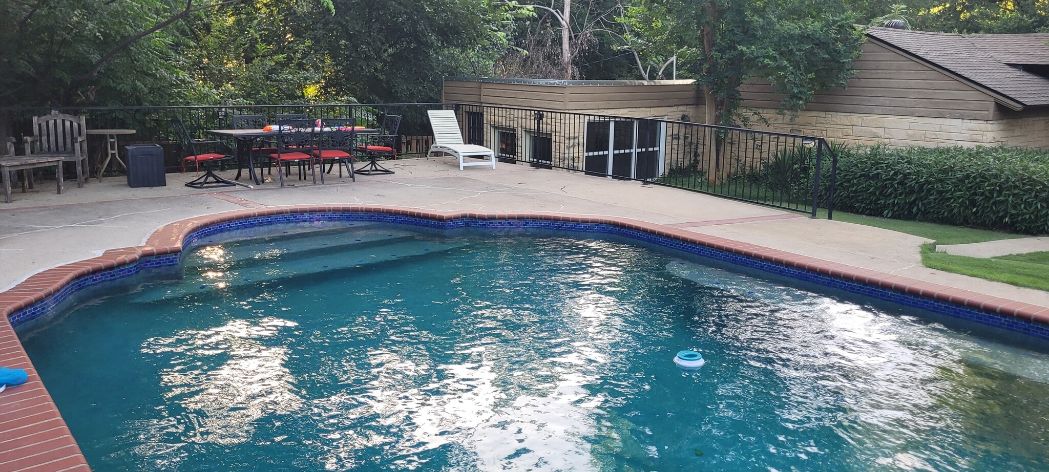 Another view of pool and bungalow - 125 Woodland Dr