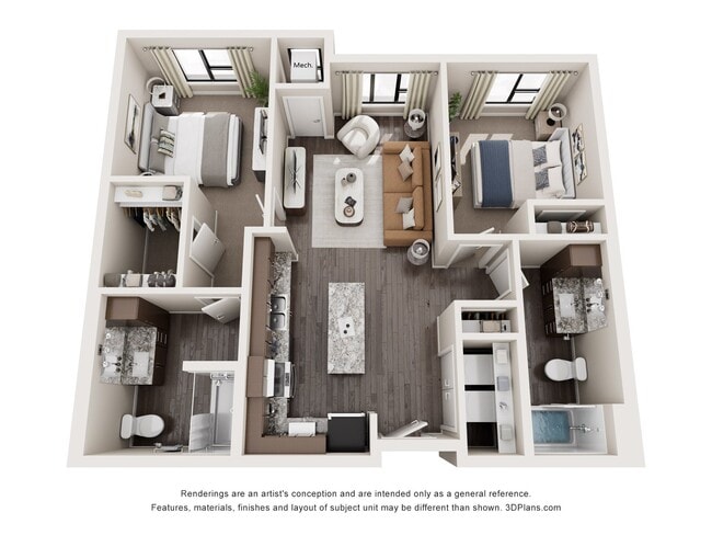 Floorplan - Decatur Landing I & II