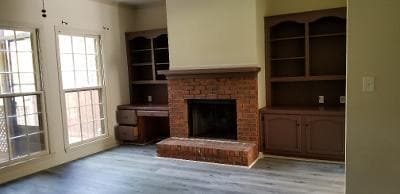 den with built ins, fireplace - 804 Old Rocky Ridge Ln