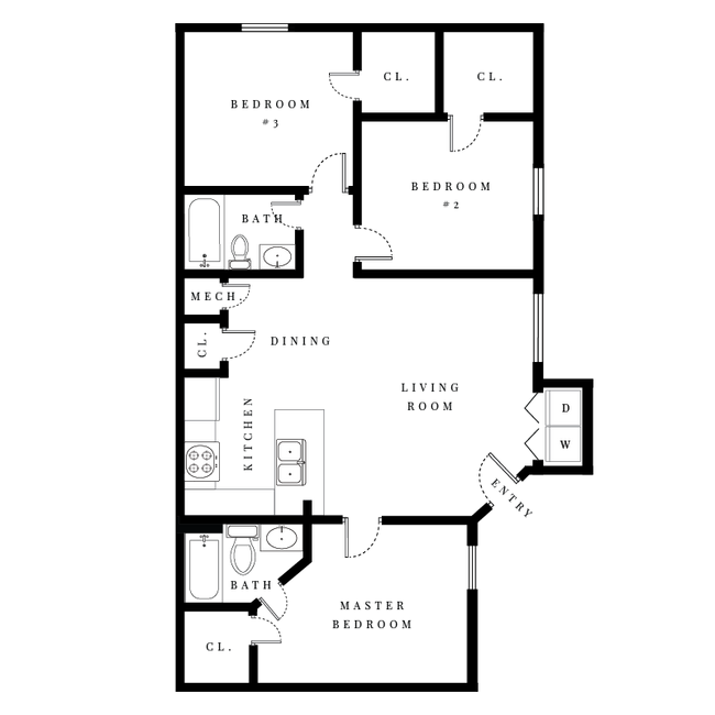 Floorplan - Gateway at Lake Jackson