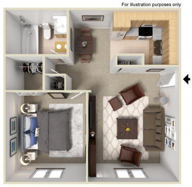 Interior Photo - Halsted Park Apartments
