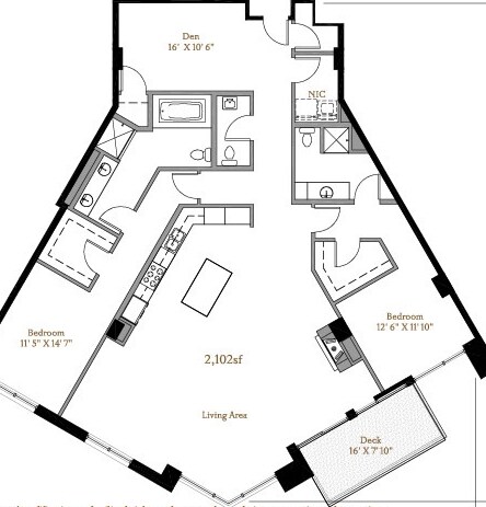 2BR/3BA - The Westerly