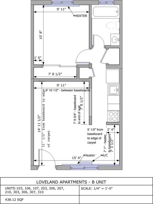 Botticelli (B Unit) - Loveland Apartments & Suites