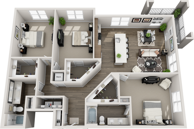 Floorplan - Lantower Weston Corners