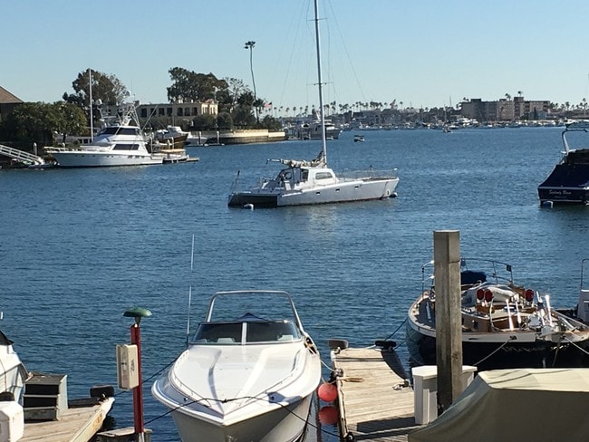 View from patio - Bayshore Apartments