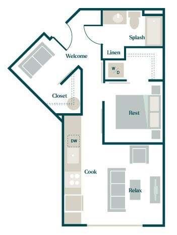 Floorplan - Hazel Apartments